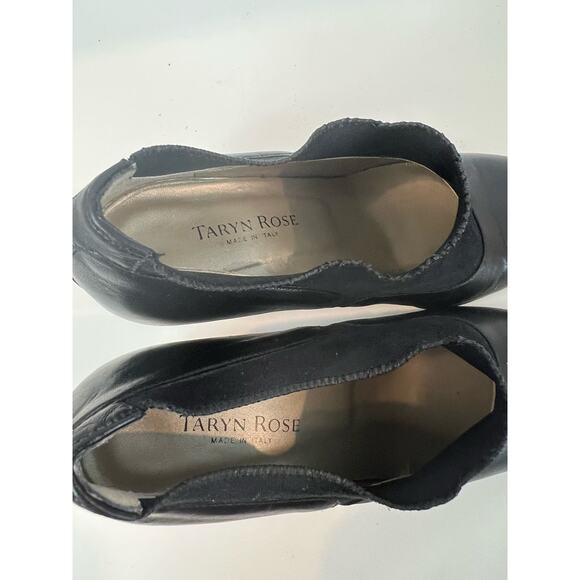 Taryn Rose Women’s Leather Black Stretch Slip On Shoes Italy  38.5 (8)US - Picture 9 of 9
